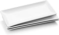 White Rectangle Ceramic Platters