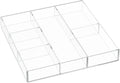 6-Slot Clear Acrylic Drawer Tray
