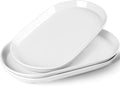 White Oval Ceramic Serving Platters