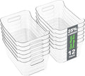 Clear Multi-Purpose Storage Organizer Bins
