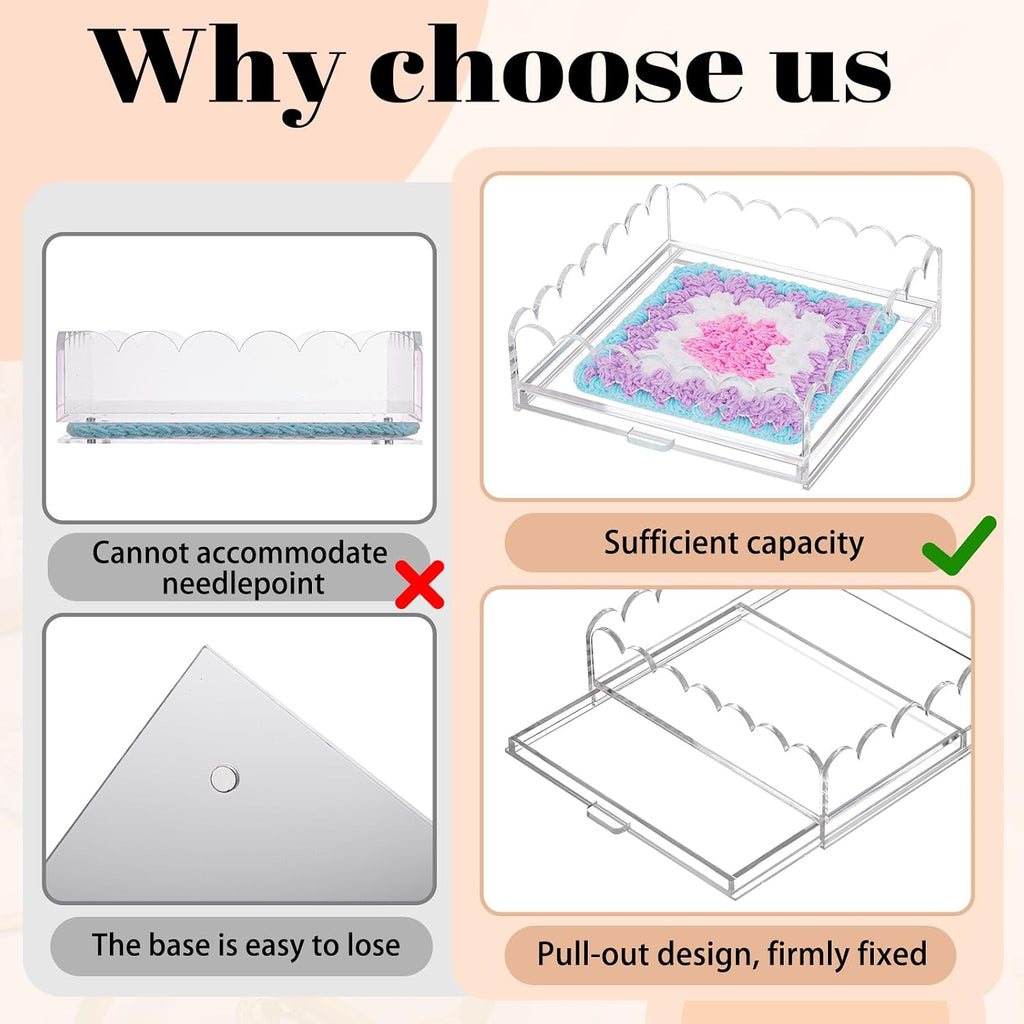 Customizable Clear Acrylic Display Tray