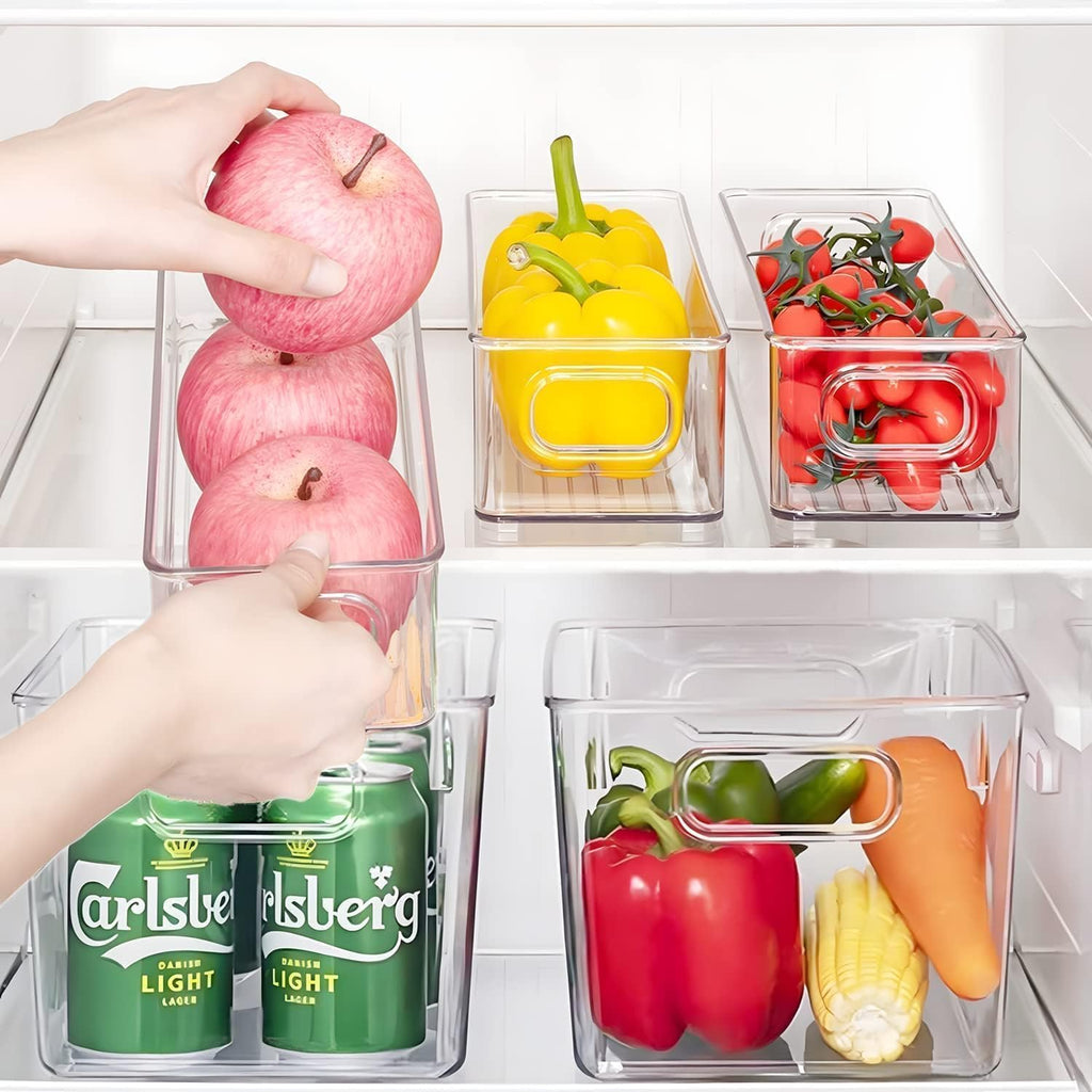 Clear Kitchen Stackable Storage Bins