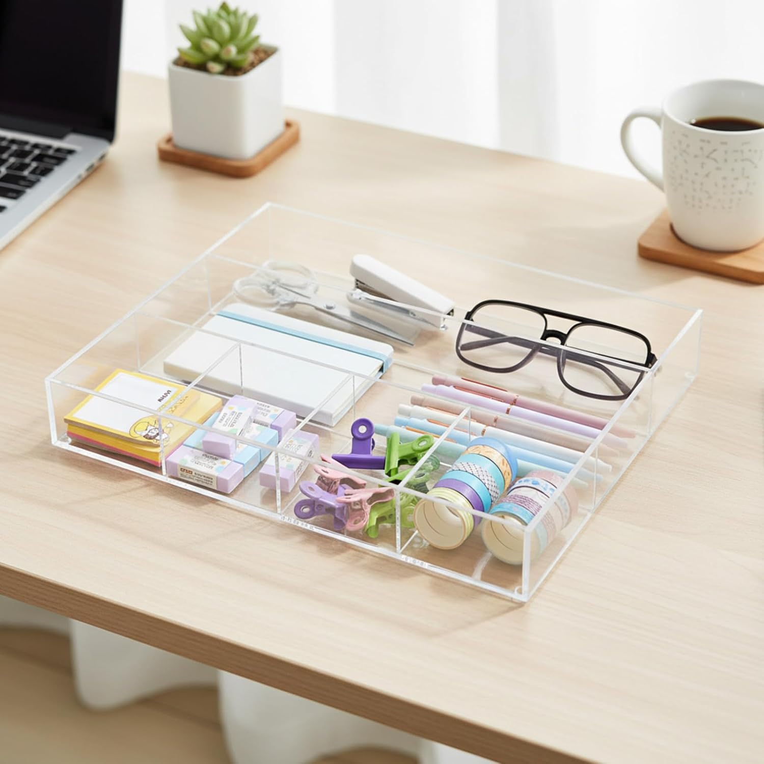 Adjustable Acrylic Drawer Organizer