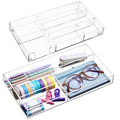 4-Compartment Acrylic Drawer Trays
