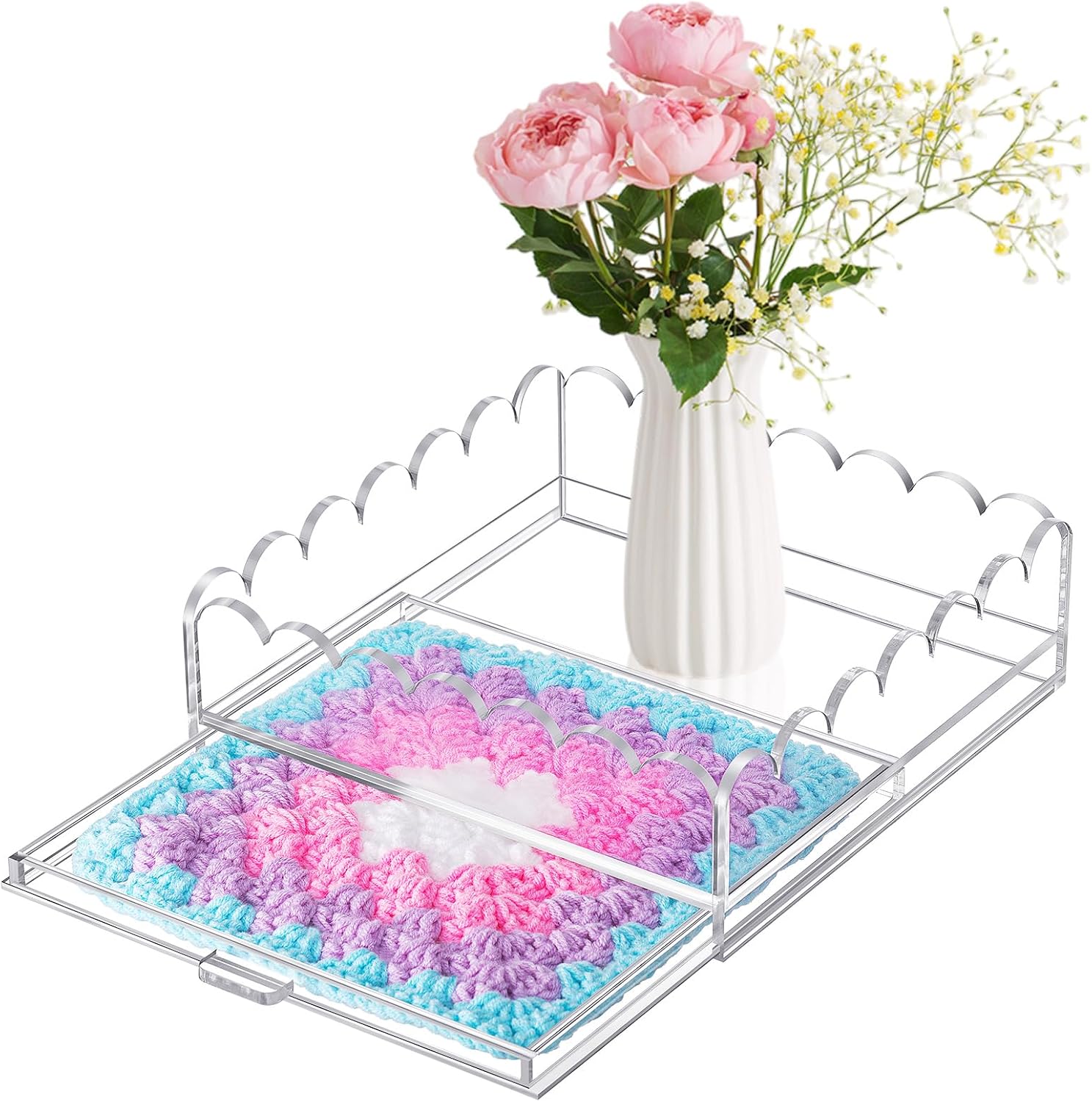 Customizable Clear Acrylic Display Tray