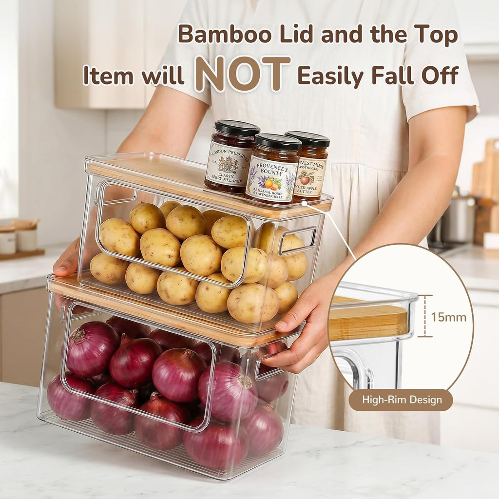 Stackable Produce Storage Containers