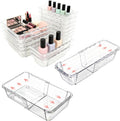 Adjustable Clear Drawer Organizer Trays