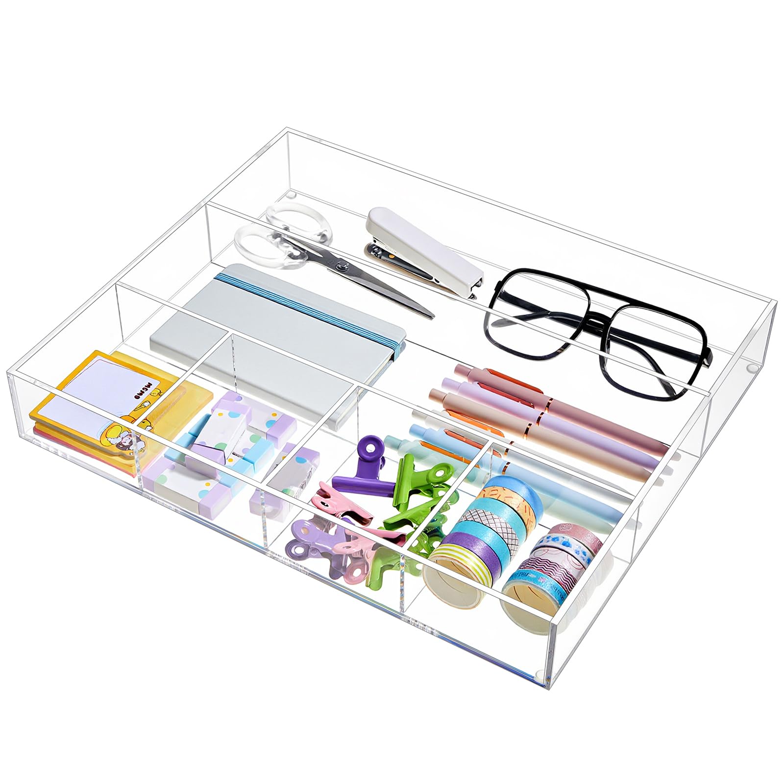 Adjustable Acrylic Drawer Organizer