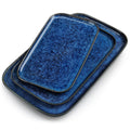Blue Rectangular Ceramic Platters